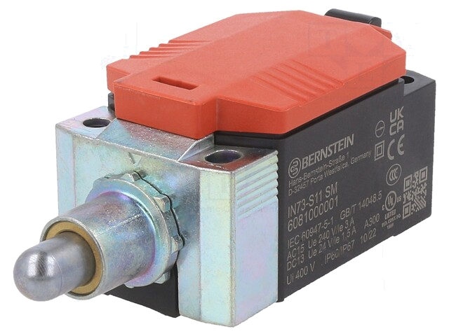 Eindschakelaar; NO + NC; -30÷75°C; Mat: plastic Eindschakelaar; NO + NC; -30÷75°C; Mat: plastic